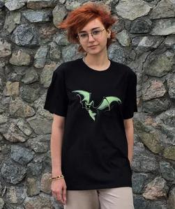 Флюрисцентна вишивка Кажан